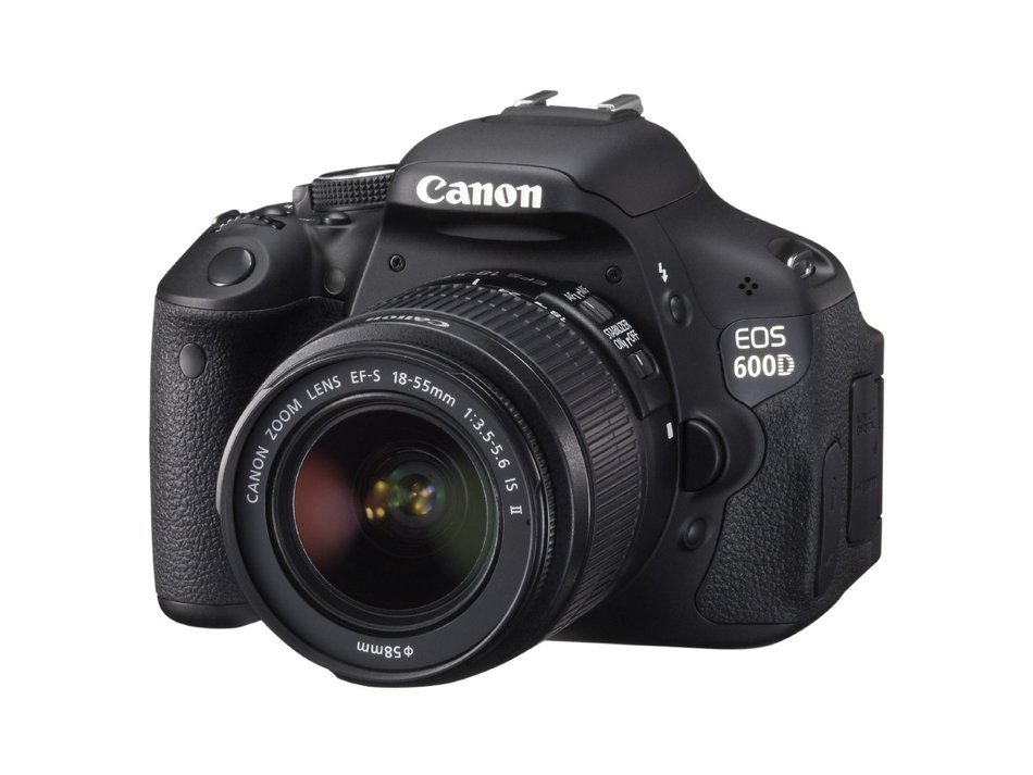 Canon EOS 600D (European EOS Rebel T3i) 18 MP CMOS Digital SLR Camera and DIGIC 4 Imaging with EF-S 18-55mm f/... N4