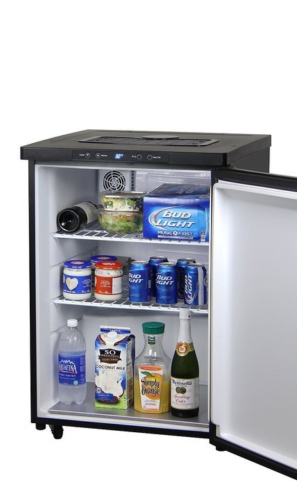 Kegco Full-Size Digital Homebrew Kegerator Triple Faucet Ball Lock Keg Dispenser Stainless N9