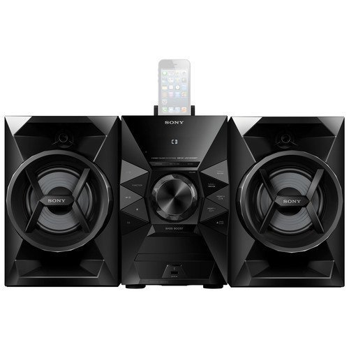Sony 120 Watt Stereo Mini Hi-Fi Shelf System with 8-pin Lightning Dock Connector For Ipod/Iphone 2-Way Bass Reflex...