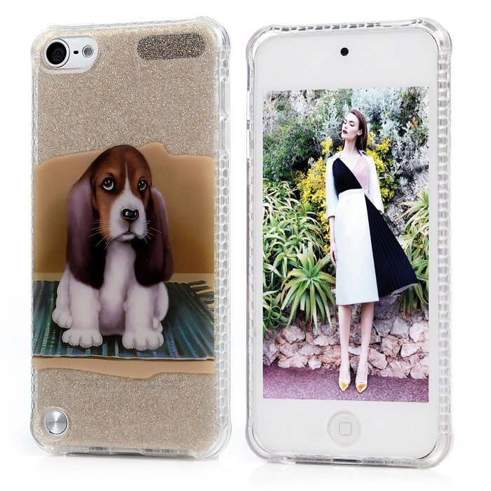 Badalink iPod Touch 5 Case Soft TPU Shockproof Easy Grip Rubber Bumper Frame + PC Back Shell with Color-fading... N64