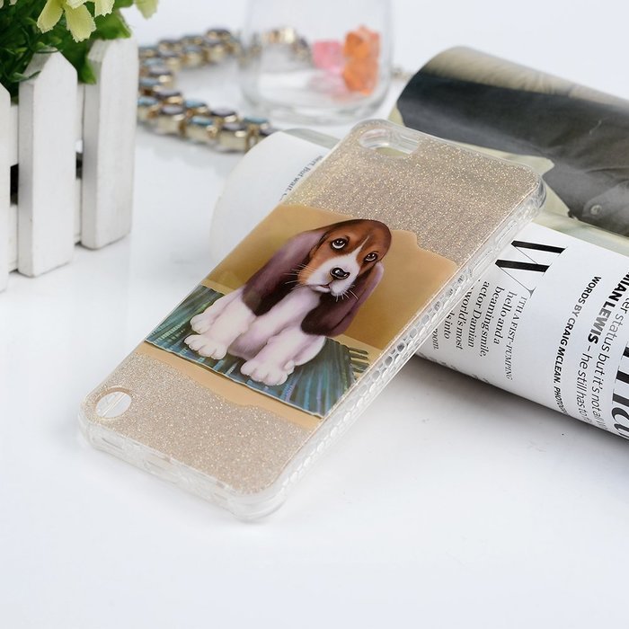 Badalink iPod Touch 5 Case Soft TPU Shockproof Easy Grip Rubber Bumper Frame + PC Back Shell with Color-fading... N66