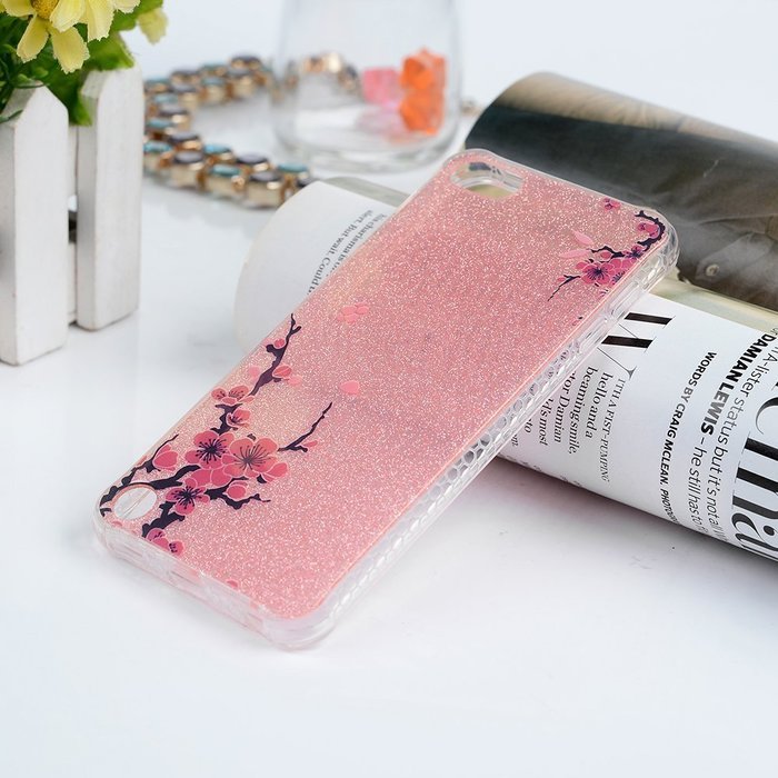 Badalink iPod Touch 5 Case Soft TPU Shockproof Easy Grip Rubber Bumper Frame + PC Back Shell with Color-fading... N71