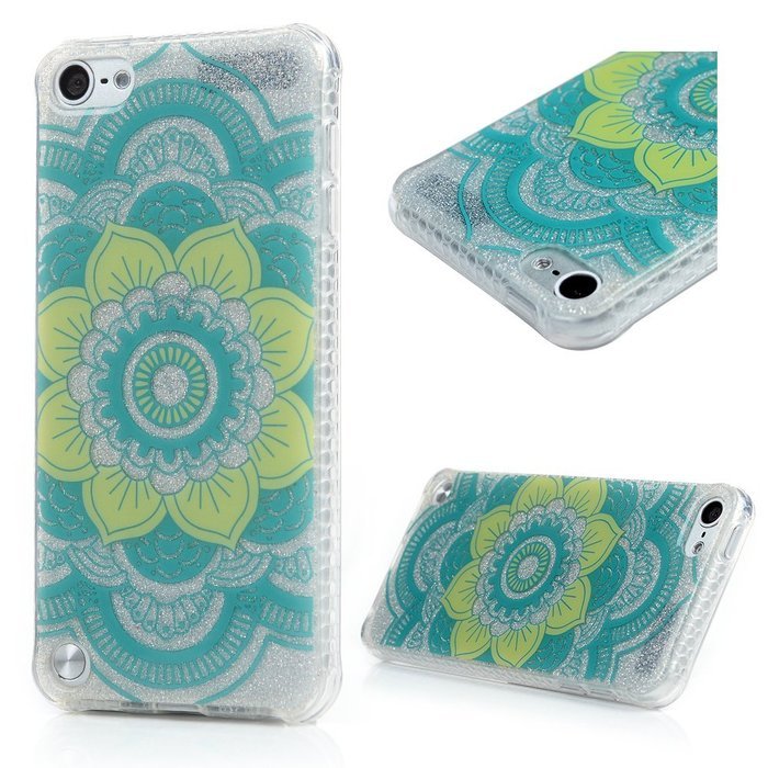 Badalink iPod Touch 5 Case Soft TPU Shockproof Easy Grip Rubber Bumper Frame + PC Back Shell with Color-fading... N73
