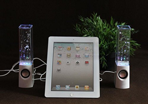 SUNYEE Colorful LED Fountain Dancing Water Mini Speakers for iPhone 4s 5 6 6S 6plus iPod iTouch Samsung S2 S3... N2