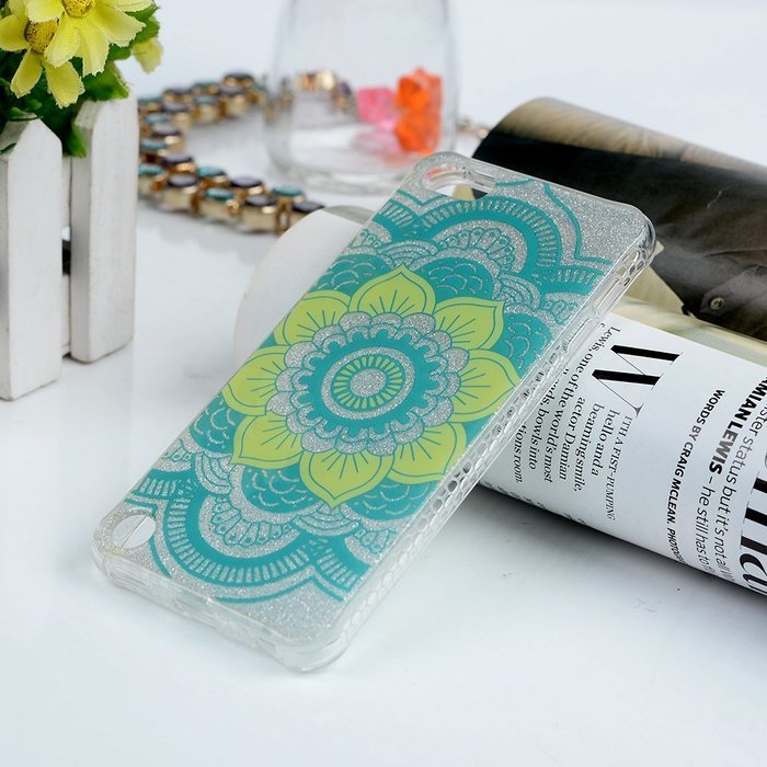 Badalink iPod Touch 5 Case Soft TPU Shockproof Easy Grip Rubber Bumper Frame + PC Back Shell with Color-fading... N77
