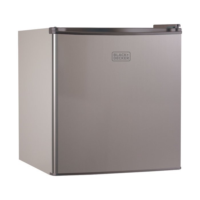 BLACK+DECKER BCRK17B 1.7 Cu. Ft. Energy Star Refrigerator with Freezer, Black N13