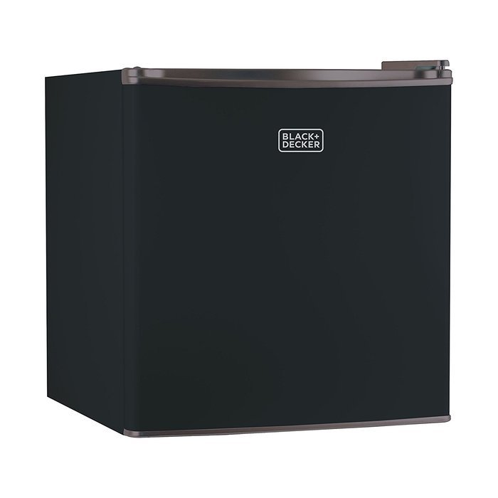 BLACK+DECKER BCRK17B 1.7 Cu. Ft. Energy Star Refrigerator with Freezer, Black N14