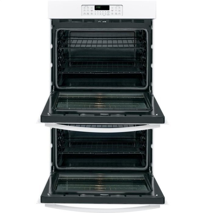 GE JT3500DFWW 30" White Electric Double Wall Oven N2