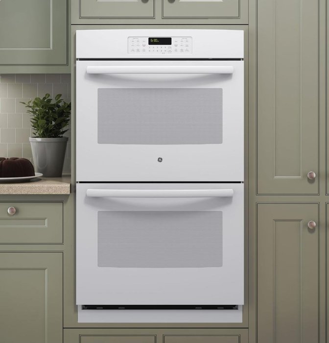 GE JT3500DFWW 30" White Electric Double Wall Oven N3