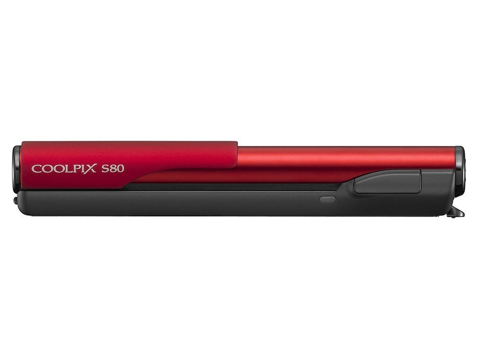 Nikon Digital Camera COOLPIX S80 (Red) S80RD 14.1MP 5x Optical Zoom 3.5-inch Display 16.5mm (Japan Imported) (...