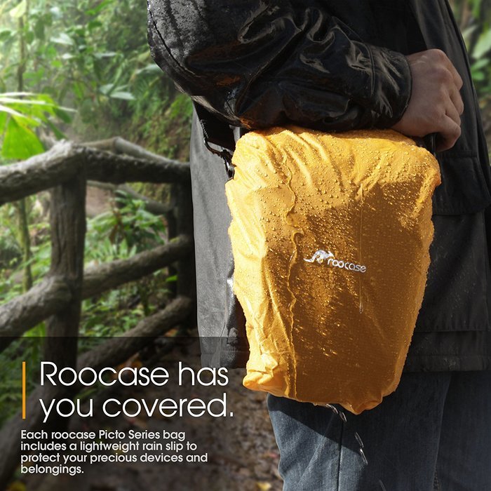 Large Camera Bag, rooCASE DSLR Camera Shoulder Case Bag N17