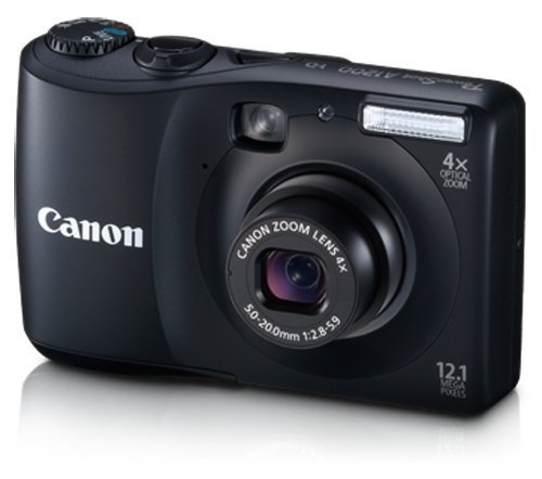 Canon Powershot A1200 12.1 MP Digital Camera with 4x Optical Zoom (Black) N2