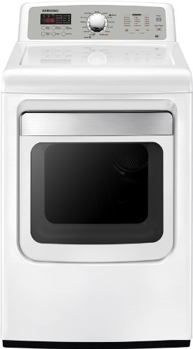 Samsung DV5471AGW 7.4 Cu. Ft White With Steam Cycle Gas Dryer
