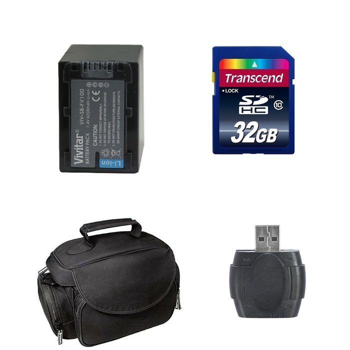 Sony HDR-PJ210 Digital HD Camcorder with Ultimate Accessory Kit - Includes 32GB High-Speed SDHC Memory Card +... N2