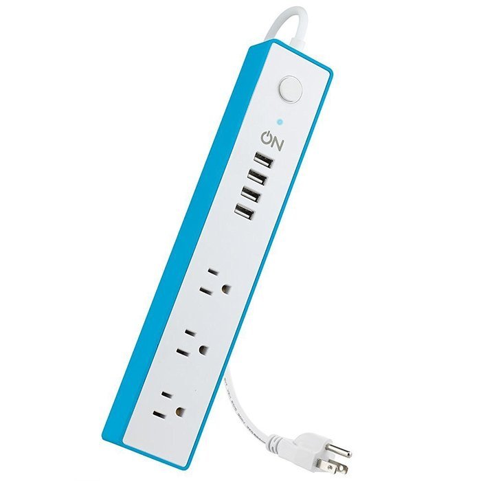 ON 3 AC Outlet Surge Protector Power Strip with 4 USB Charging Station, USB 3.1A Max Output with Level 6 Efficiency... N20