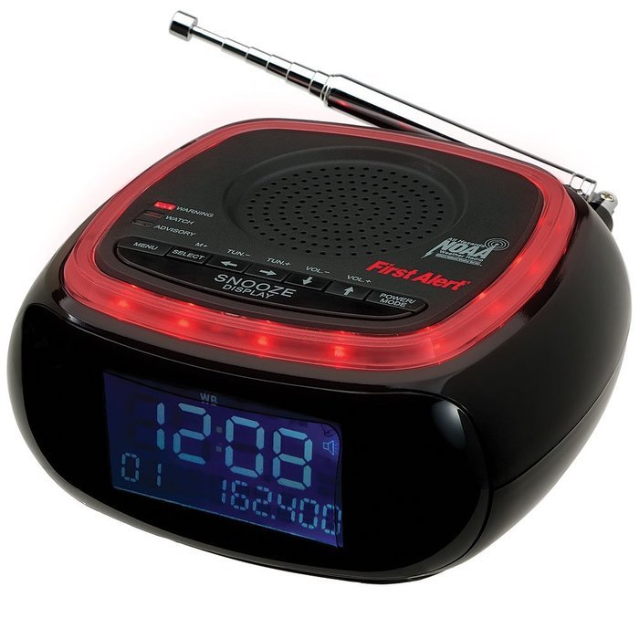 First Alert Weather Radio & Alarm w/ AA Batteries - Prepare For Emergencies N2