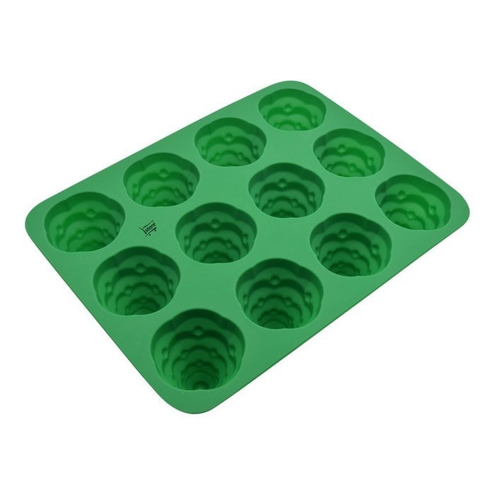 Mehome 3D Xmas Tree Silicone Mold Cake Mould Christmas Cookie Chocolate Baking Mold Christmas Fondant Cake Mold N2