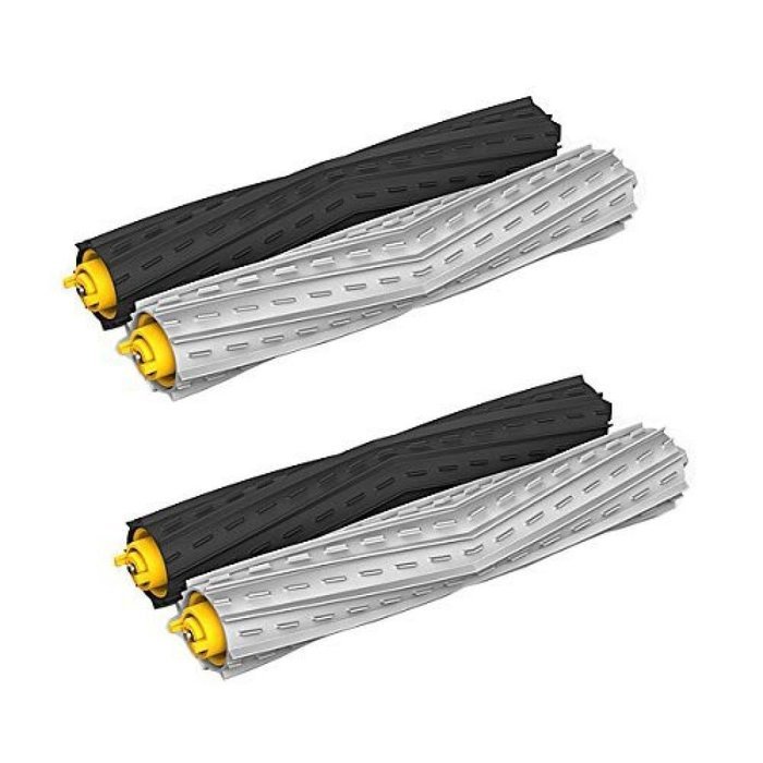 Robotic Vacuums, RIUDA 2xBristle Brush with Plastic for Irobot Roomba 800 870 880 Series Vacuum Cleaner N4