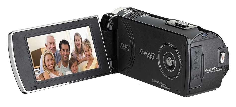 Bell+Howell Cinema DV12HDZ-BK 1080p Full HD Video Camcorder with 10x Optical Zoom and 3-Inch LCD (Black)