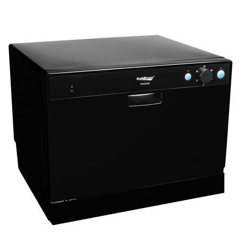 New PDW60EB Small Portable Countertop Compact Dishwasher - 6 Place Setting N3