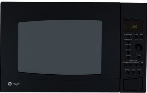 GE PEB1590DMBB Profile 1.5 Cu. Ft. Black Countertop Microwave