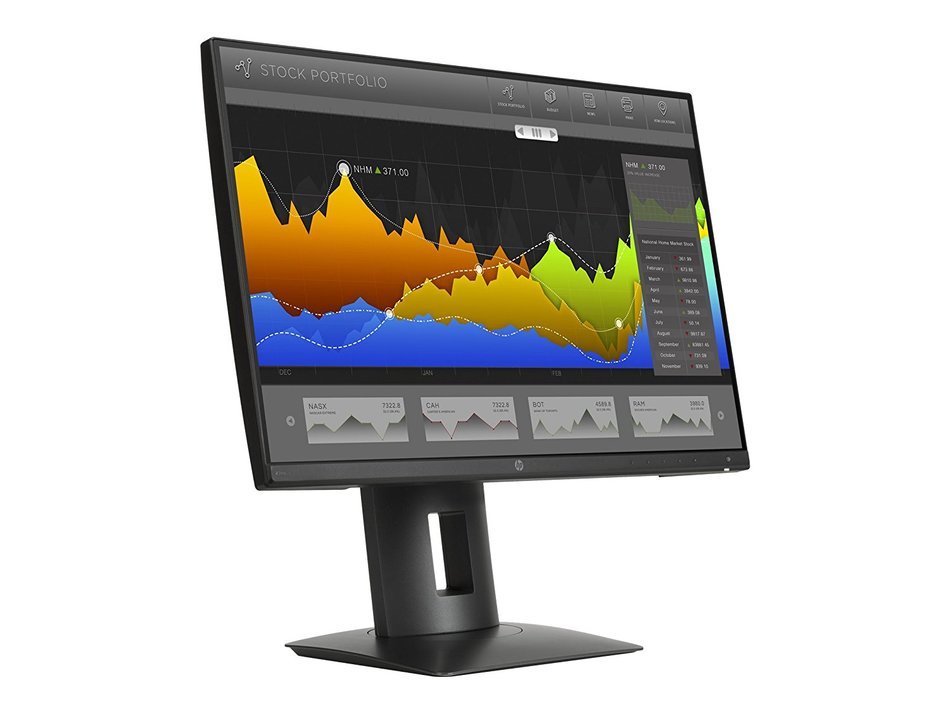 HP L1K59A8#ABA Z24nq 23.8'' 1440p Quad HD LED-Backlit LCD Monitor, Black N2