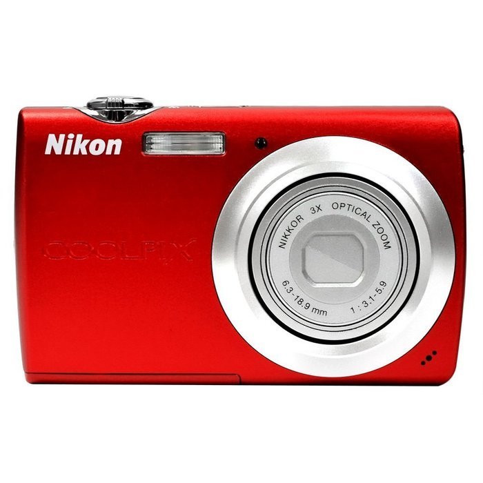 Nikon Coolpix S203 Digital Camera (Red)