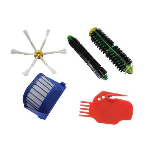 Iautomatic For iRobot Roomba 500 Series 6 Armed Vacuum Cleaner Accessory Kit -Includes:Side Brush, Beater Brush...
