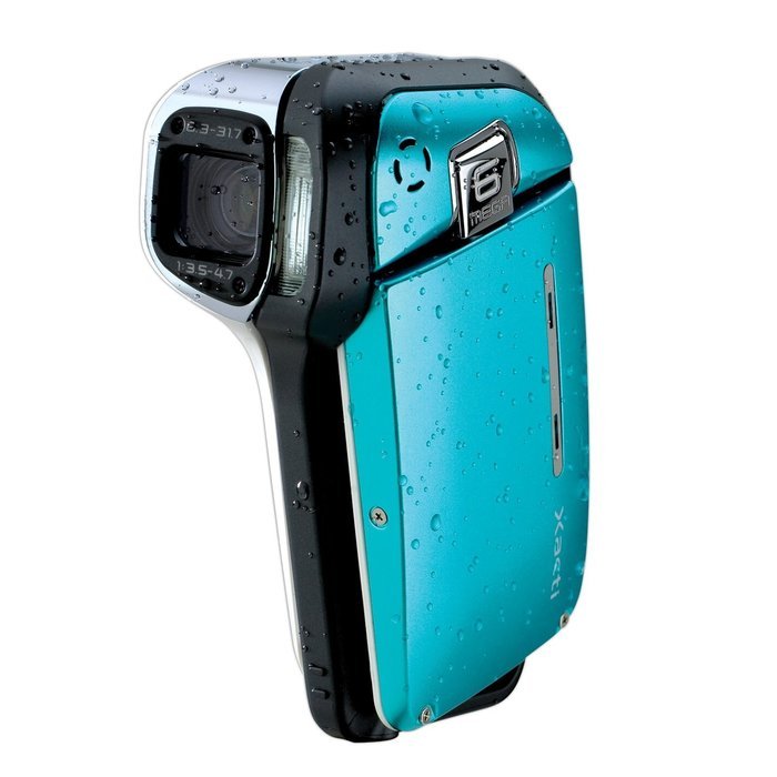 Sanyo Xacti VPC-E1 6MP Waterproof MPEG4 Camcorder with 5x Optical Zoom (Blue) (Discontinued by Manufacturer)