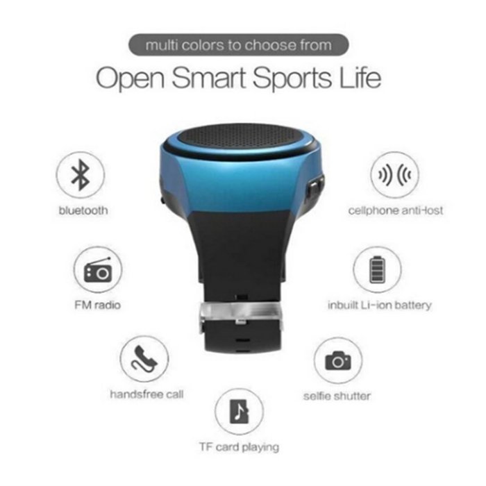 Daluo Multi-functional Portable Bluetooth Speaker Sports Watches Gold N2
