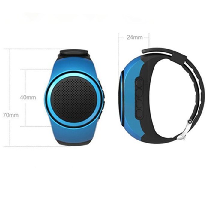 Daluo Multi-functional Portable Bluetooth Speaker Sports Watches Gold N3