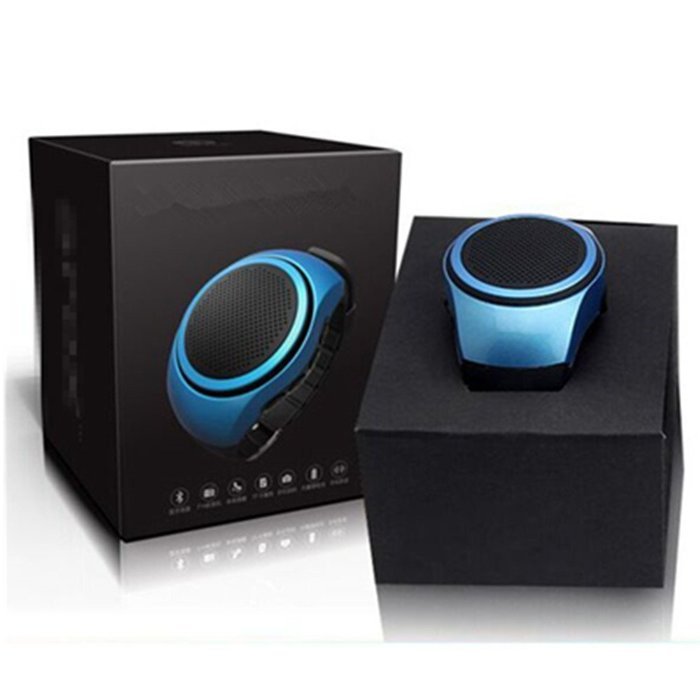 Daluo Multi-functional Portable Bluetooth Speaker Sports Watches Gold N4