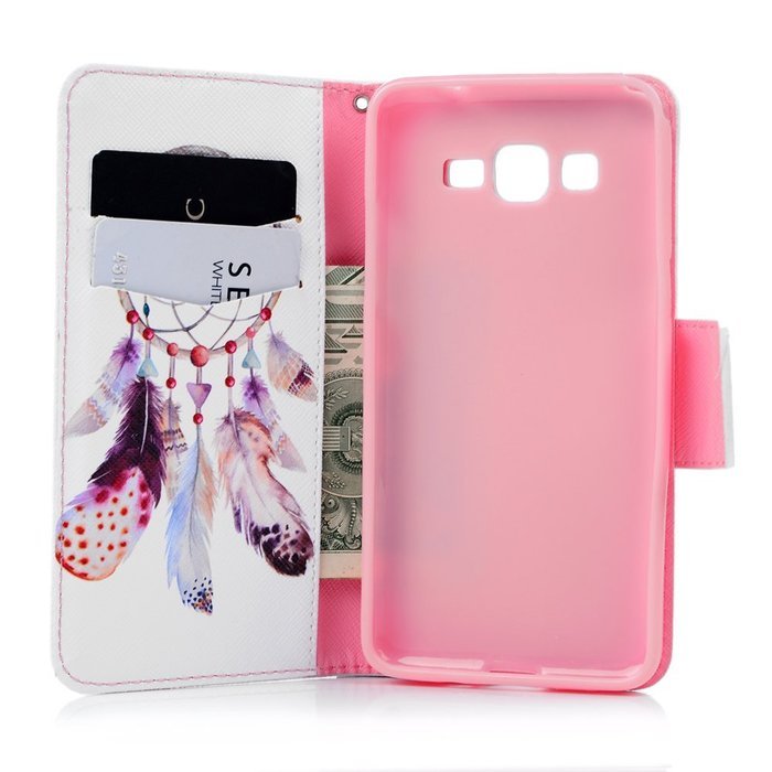Galaxy Grand Prime Case,Samsung Galaxy Grand Prime Case - Wallet Flip Stand Case PU Leather Case with Shockproof... N34