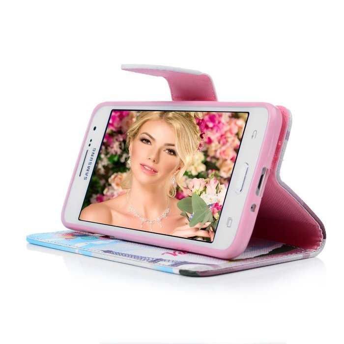 Galaxy Grand Prime Case,Samsung Galaxy Grand Prime Case - Wallet Flip Stand Case PU Leather Case with Shockproof... N36