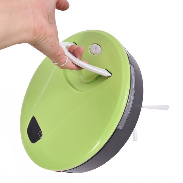 Giantex Green Smart Cleaning Robotic Automatic Floor Cleaner Sweeper High-Tech W/Handle N2