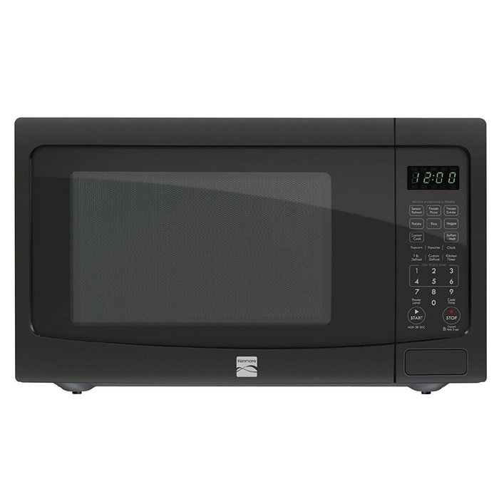 1.6 cu. ft. Countertop Microwave Spacious 1100 Watts Black 73169 D