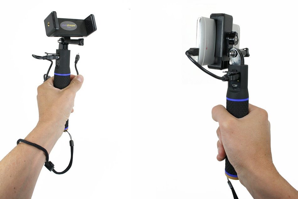 Livestream Gear&reg; - LED & Dual Mount Add-On. Easily Mount this to our Battery Hand Grip Setup. Awesome Parts for... N3