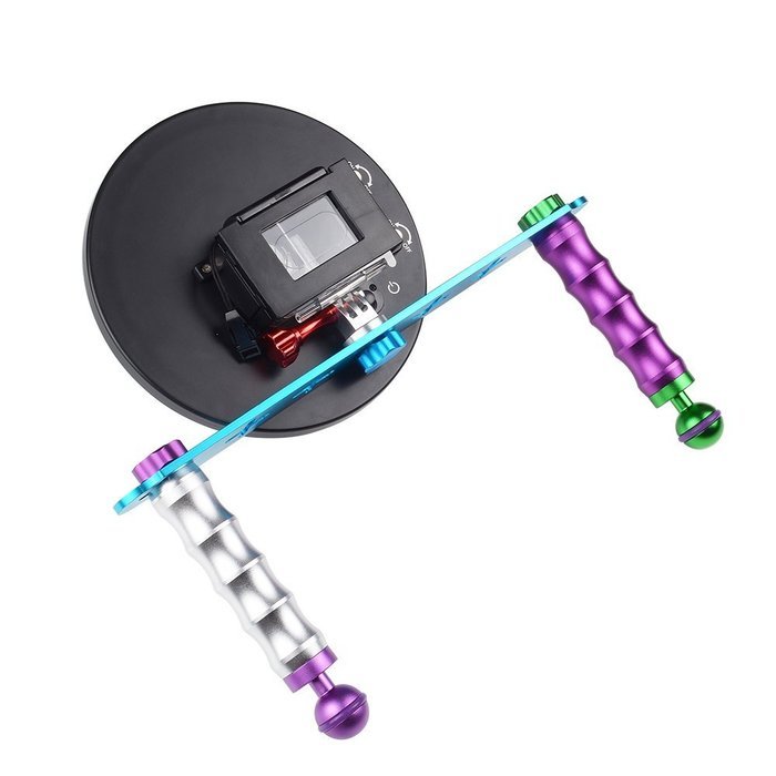 Lightwish 6 Inches Dome Port Underwater Housing + Aluminum Alloy Diving Handheld Selfie + Floating Wrist Strap...