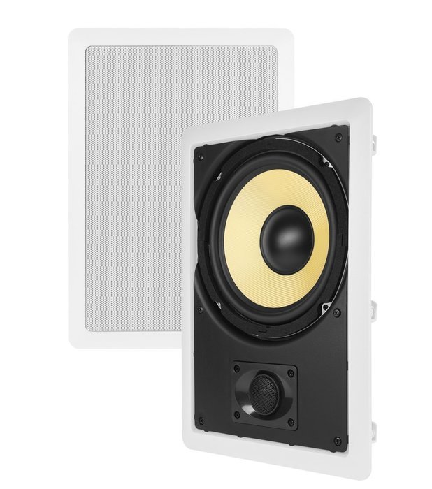 4) VM Audio Elux 8-Inch 270W 2 Way In-Wall Surround Sound Home Speaker (Four) N7