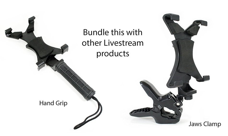 Livestream Gear&reg; - LED & Dual Mount Add-On. Easily Mount this to our Battery Hand Grip Setup. Awesome Parts for... N9