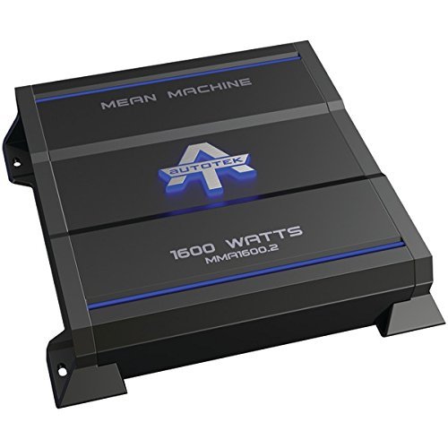 New AUTOTEK MMA1600.2 The Mean Machine 2-Channel Class AB Amp (1,600 Watts)