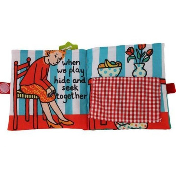 ShungHO Animal Tails Cloth Book Toy Baby Developmental Books Learning Education Gift Toy N2