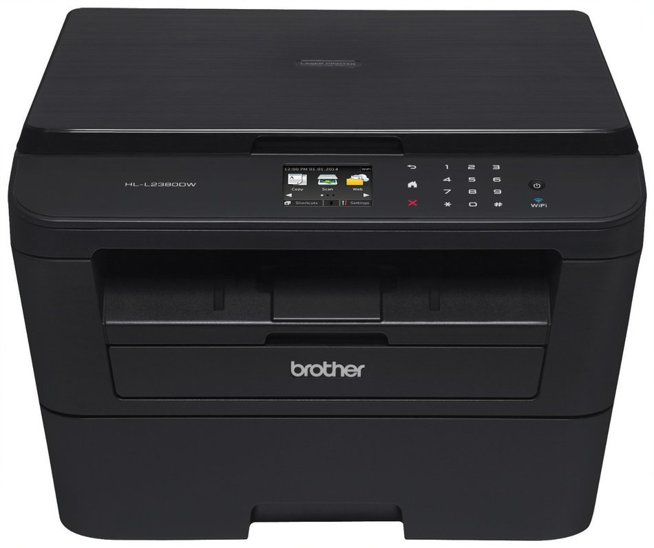 Brother HL-L2380DW Wireless Monochrome Laser Printer, Amazon Certified for Auto Replenishment with Dash N5