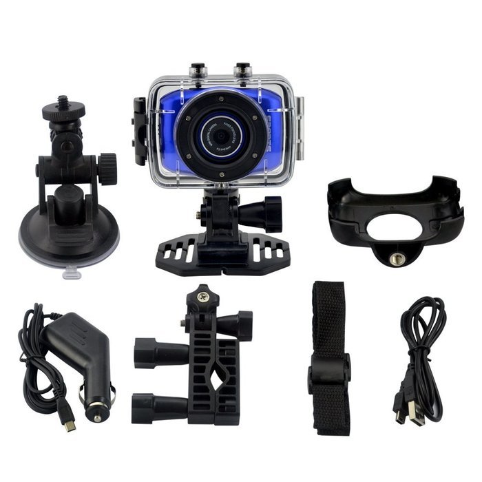 Ckeyin &reg;High-Definition 720P Action Camcorder Waterproof Camera Outdoor Sports Camera 2.0&rsquo;&rsquo; Touch Panel Digital... N2