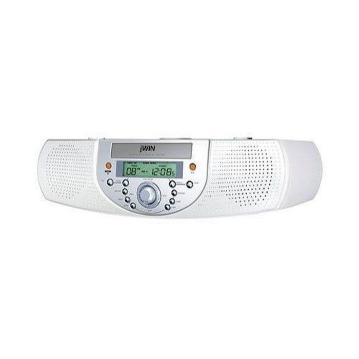 jWIN JLK-533 Kitchen Under Counter AM/FM Clock Radio with CD Player (Discontinued by Manufacturer)
