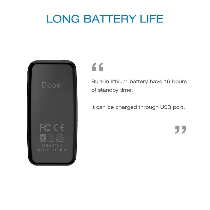 Doosl&reg; Bluetooth Receiver, 2nd Gen Portable Wireless Music Receiver Adapter for Audio Stereo Speaker & Car Kits... N2