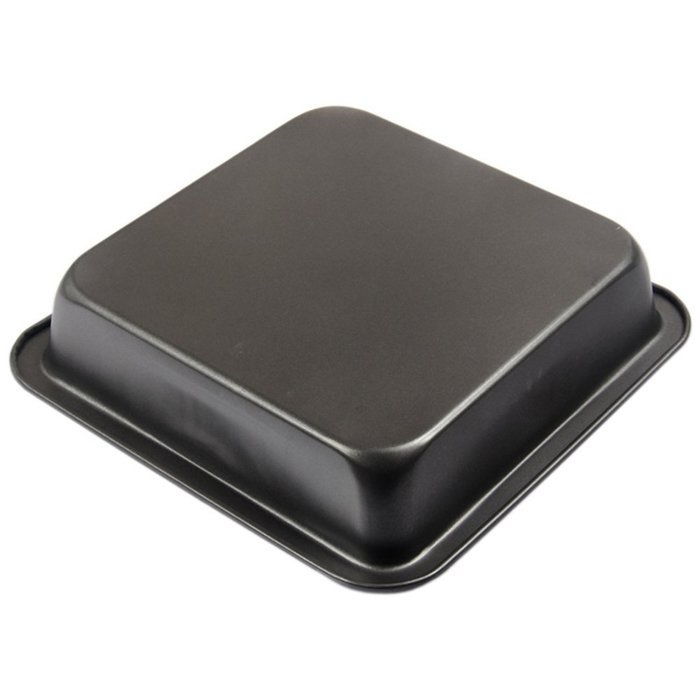 Meleg Otthon Professional Deep Dish 9 Inch Square Bread Cake Pans ,Heavy Duty Baking Pans Tray ,Square Bakeware... N3