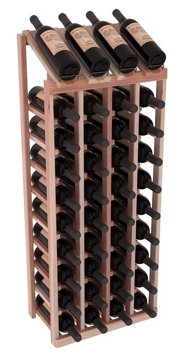 Wine Racks America Redwood 4 Column 10 Row Display Top Kit. 13 Stains to Choose From! N5