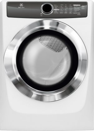 Electrolux White Front Load Laundry Pair with EFLS517SIW 27" Washer and EFME517SIW 27" Electric Dryer N3