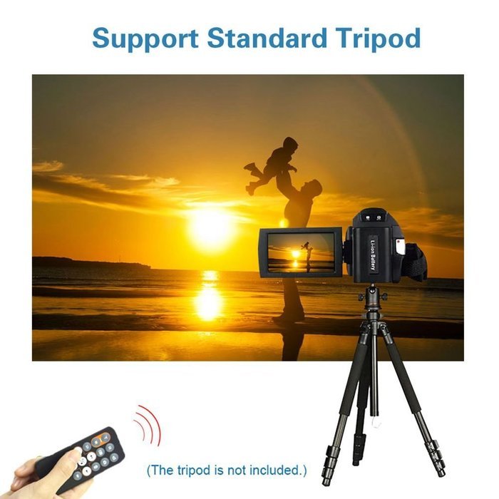 SEREE HDV-601 FHD 1080P Digital Camera Video Recording Camcorder 20MP 16X Digital Zoom 3 Inch HD Screen External...